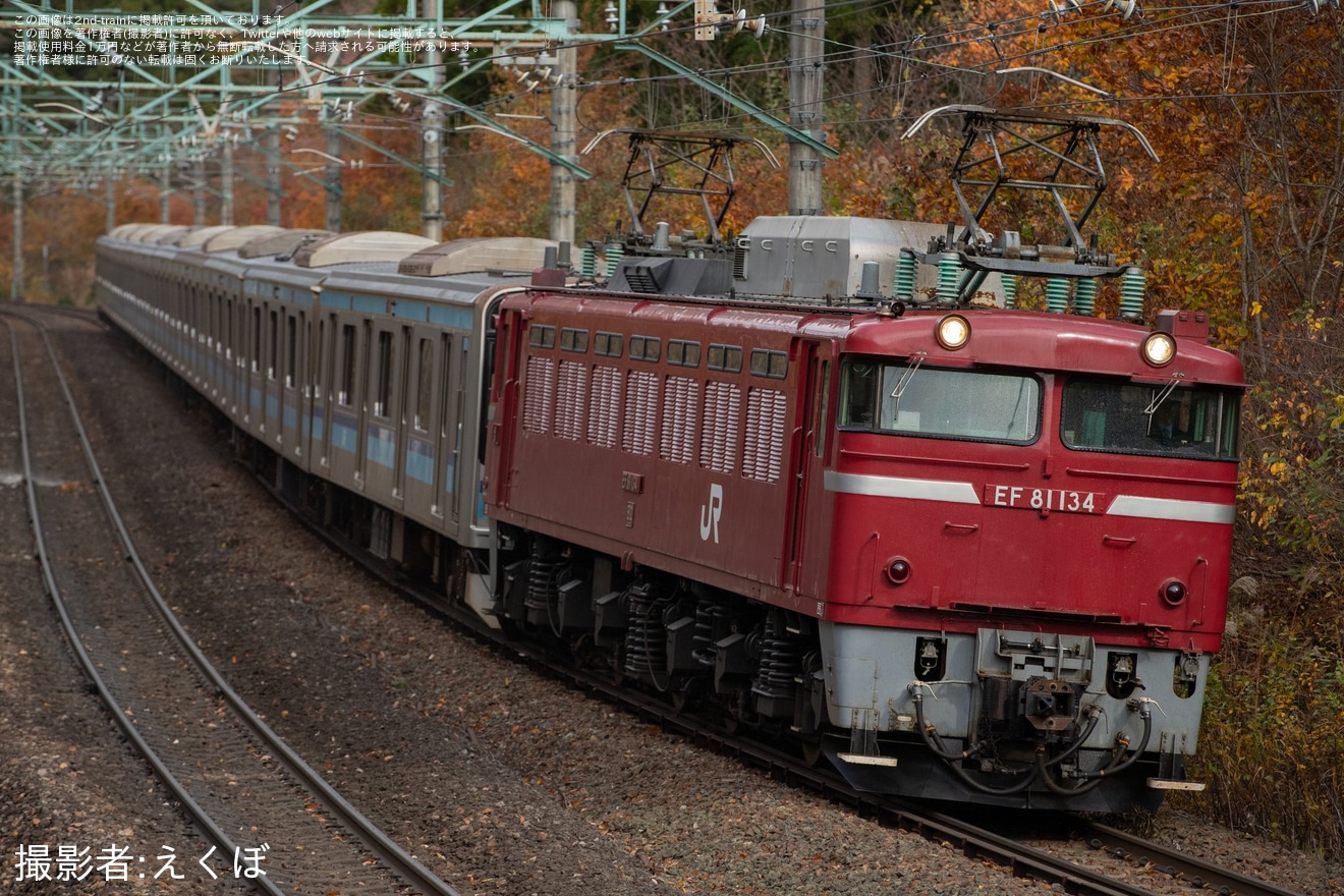 【JR東】E231系ミツK2編成秋田総合車両センター出場配給の拡大写真