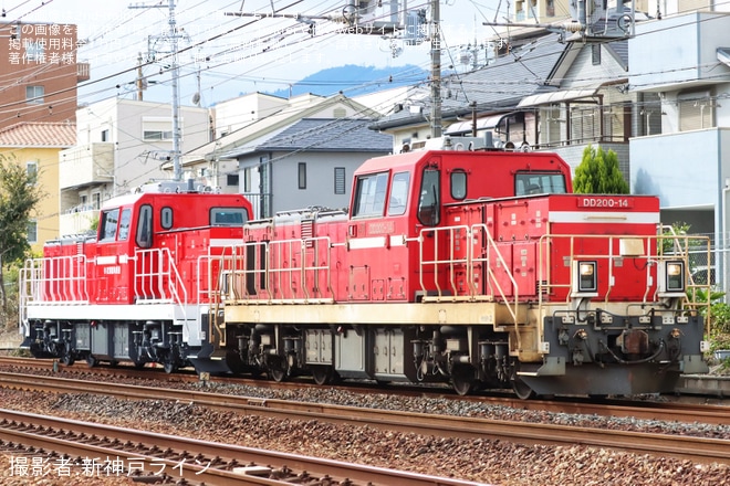 【衣臨】KD58-1が川崎車両から甲種輸送を不明で撮影した写真