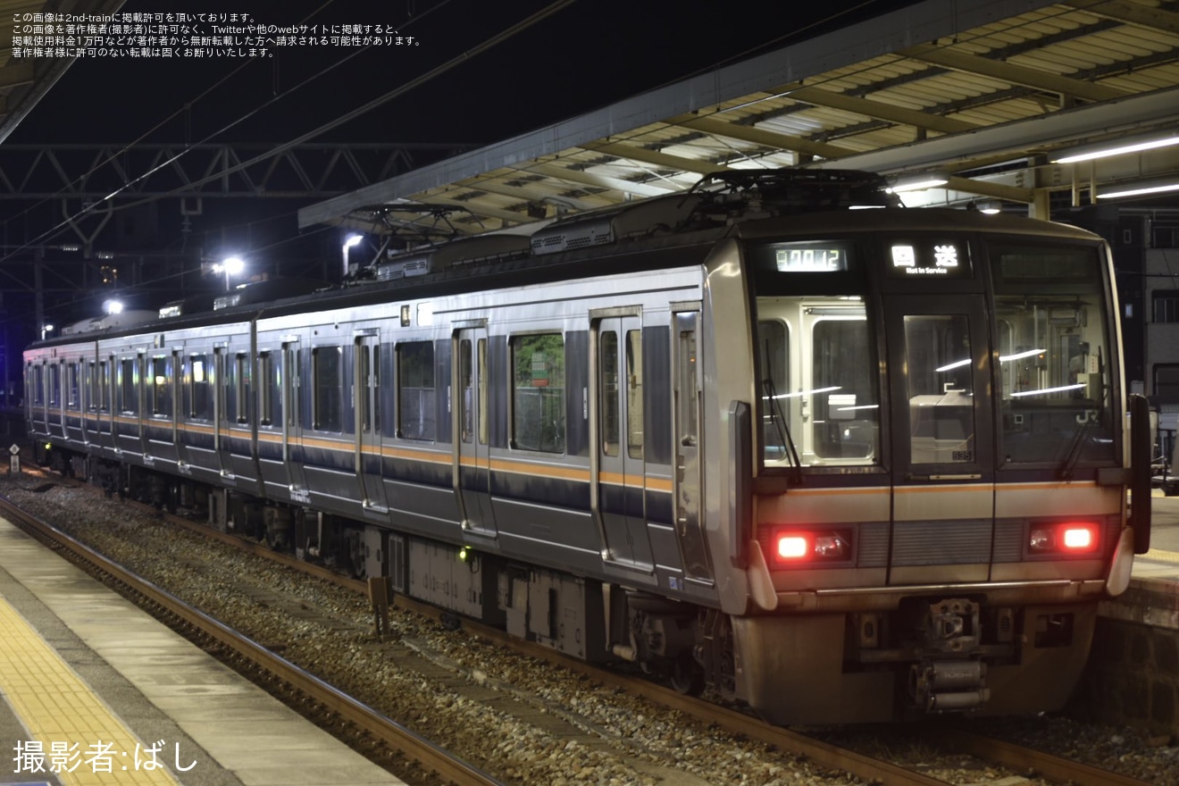 【JR西】207系S35編成網干総合車両所本所入場回送の拡大写真