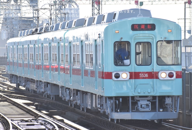 【西鉄】白Hゴムだった5000形5136F筑紫車両基地出場試運転