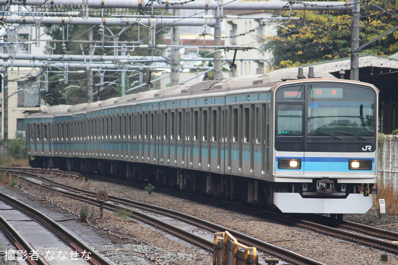 【JR東】E231系ミツK1編成 東京総合車両センター入場の拡大写真