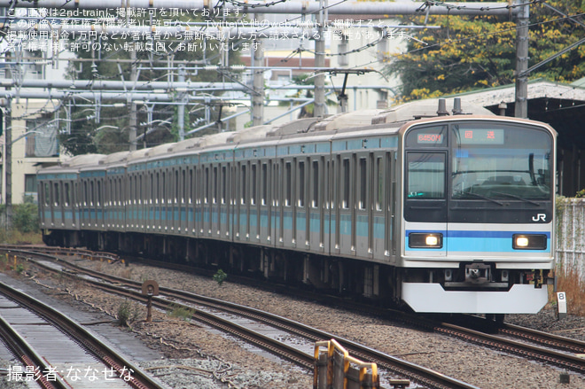 【JR東】E231系ミツK1編成 東京総合車両センター入場を原宿駅で撮影した写真