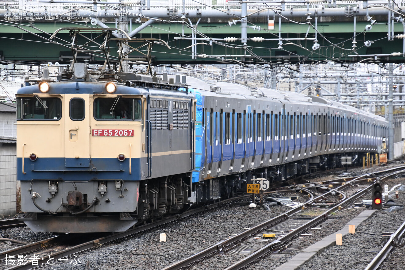 【東臨】71-000形J-TREC新津事業所出場甲種輸送の拡大写真