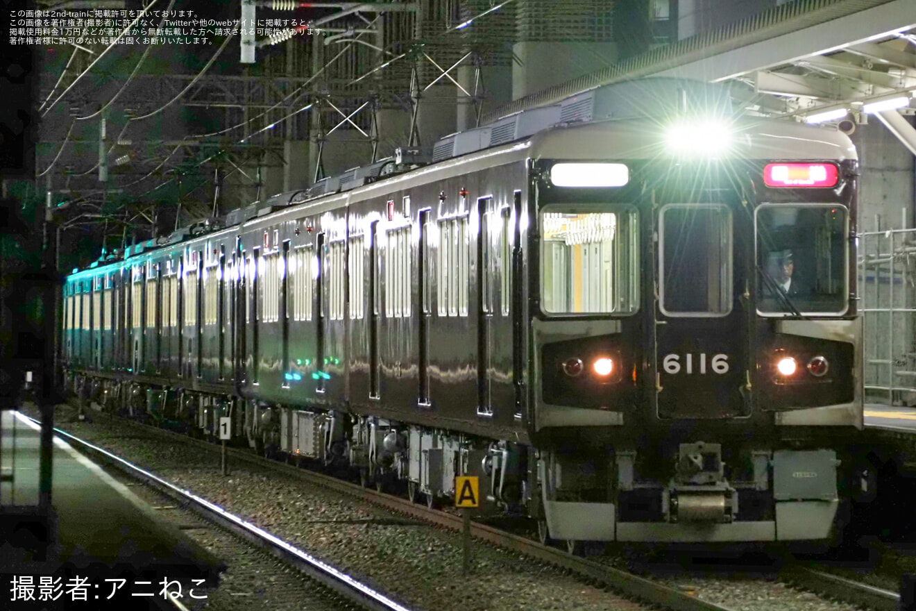 【能勢電】7200系7210F(7210x2R)+7211F(7211x2R) 正雀入場回送の拡大写真