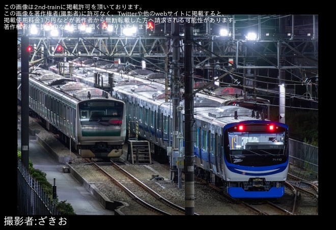 【東臨】71-000形東臨運輸区へ回送