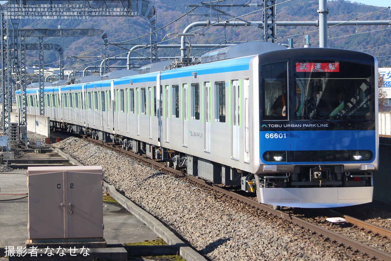 【東武】60000系61601F南栗橋工場出場しモケット張り替えとフルカラーLED化の拡大写真