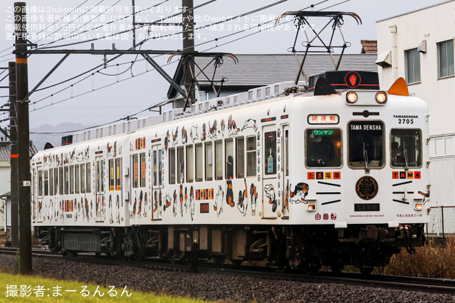 【和歌山電鐵】2270系2275F(たま電車)出場し試運転