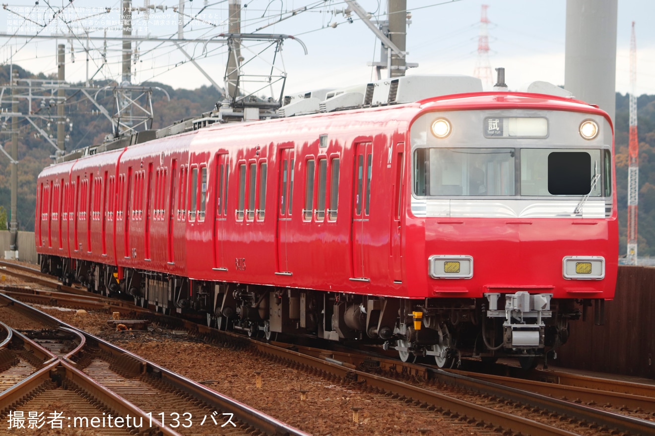 【名鉄】6500系6515F舞木検査場出場試運転 の拡大写真