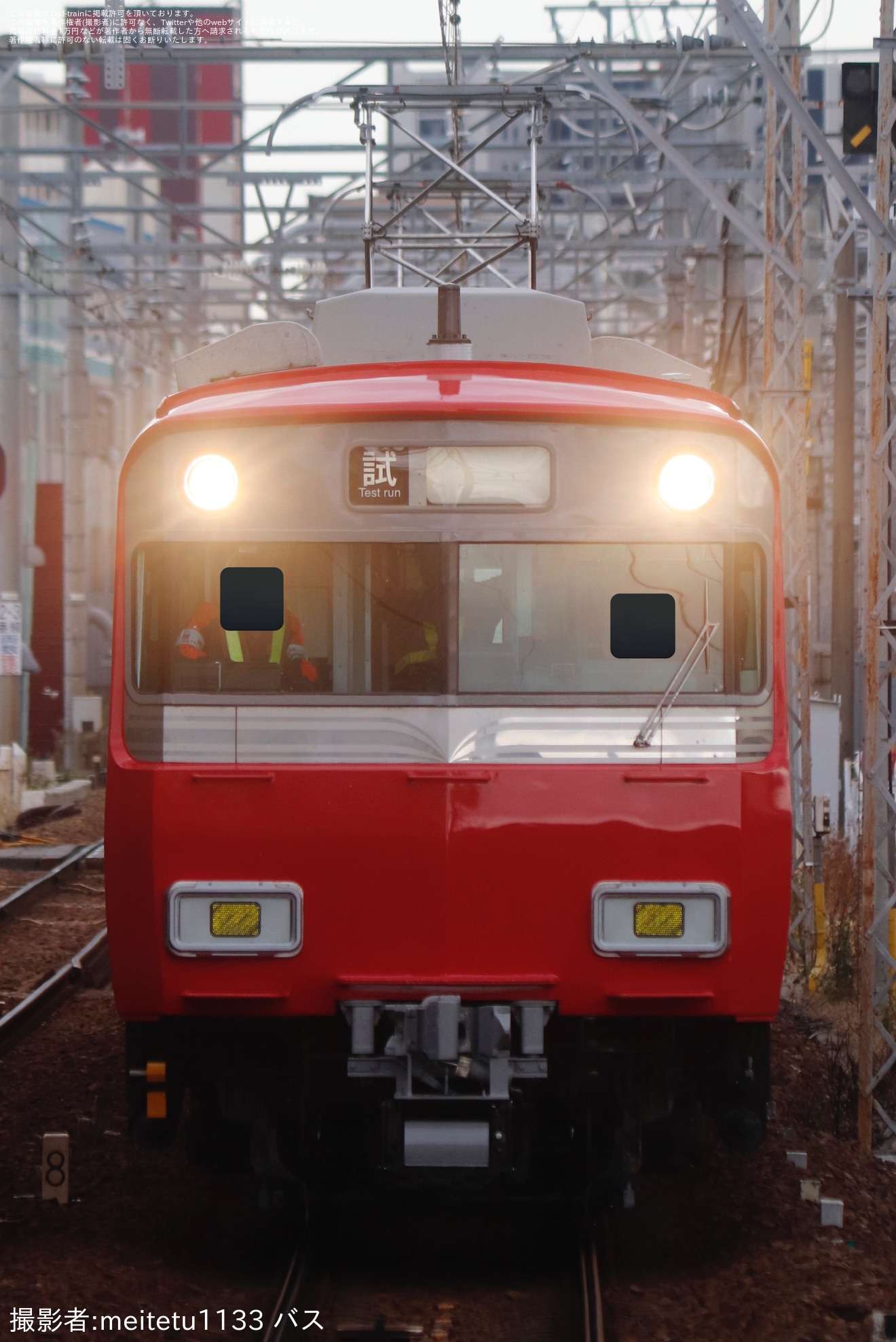 【名鉄】6500系6515F舞木検査場出場試運転 の拡大写真