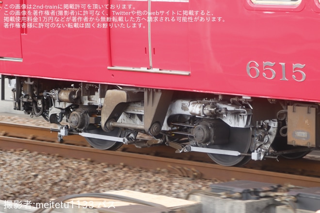 【名鉄】6500系6515F舞木検査場出場試運転 