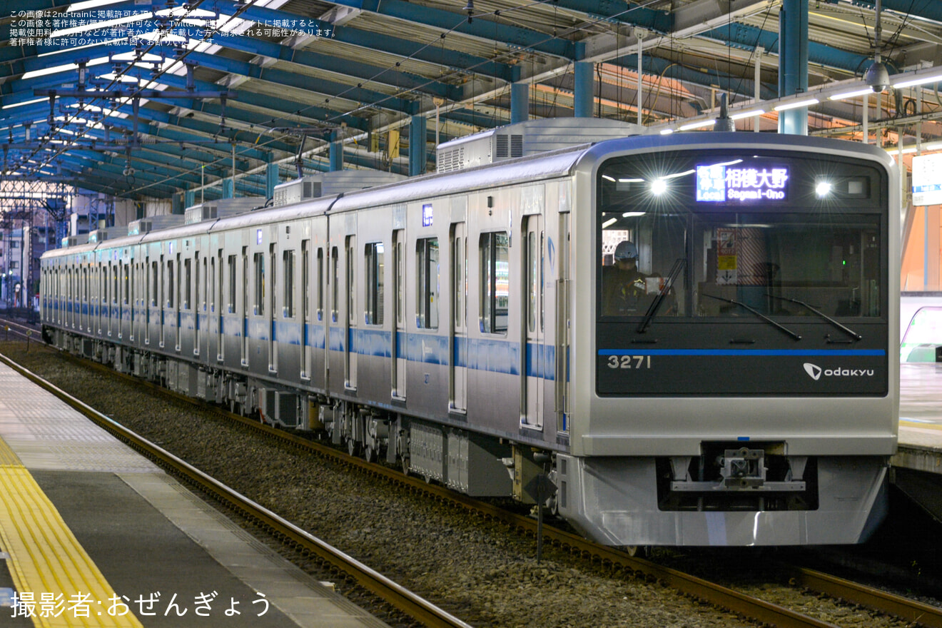 【小田急】更新工事を終えた3000形3271F(3269×6)が運用復帰の拡大写真