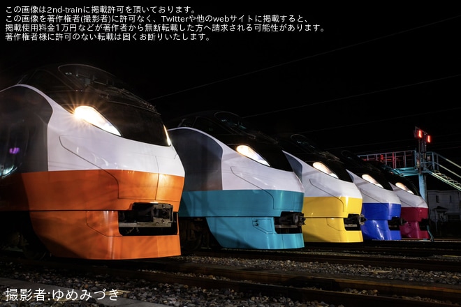 を勝田車両センターで撮影した写真