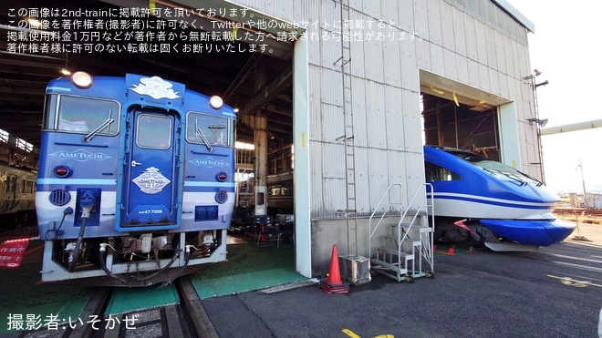 【JR西】後藤総合車両所鳥取支所の見学ツアー が開催を後藤総合車両所鳥取支所で撮影した写真