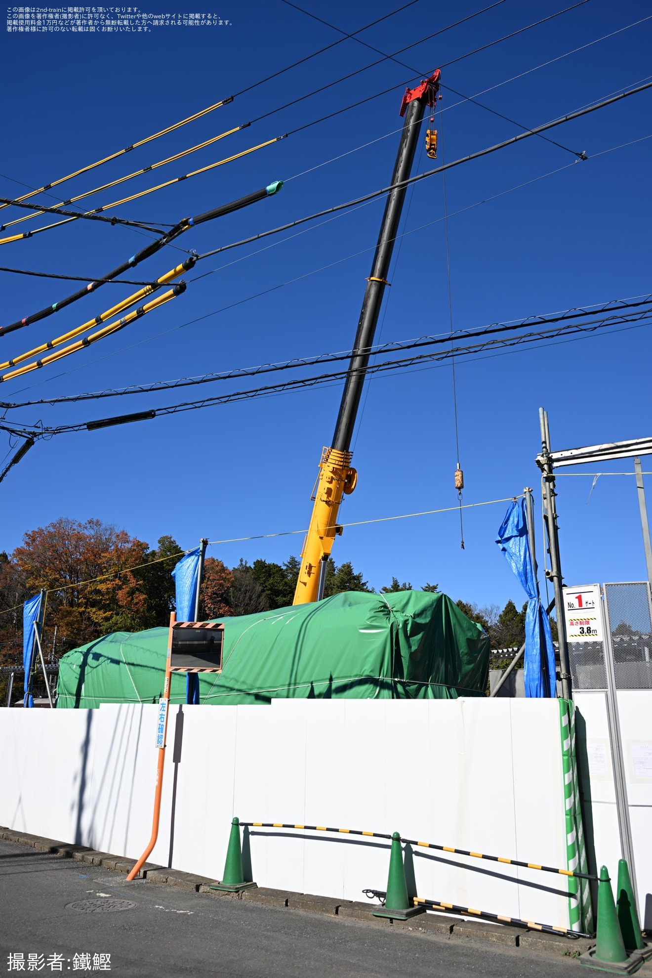 【JR東】ED60-1が青梅鉄道公園まで陸送の拡大写真