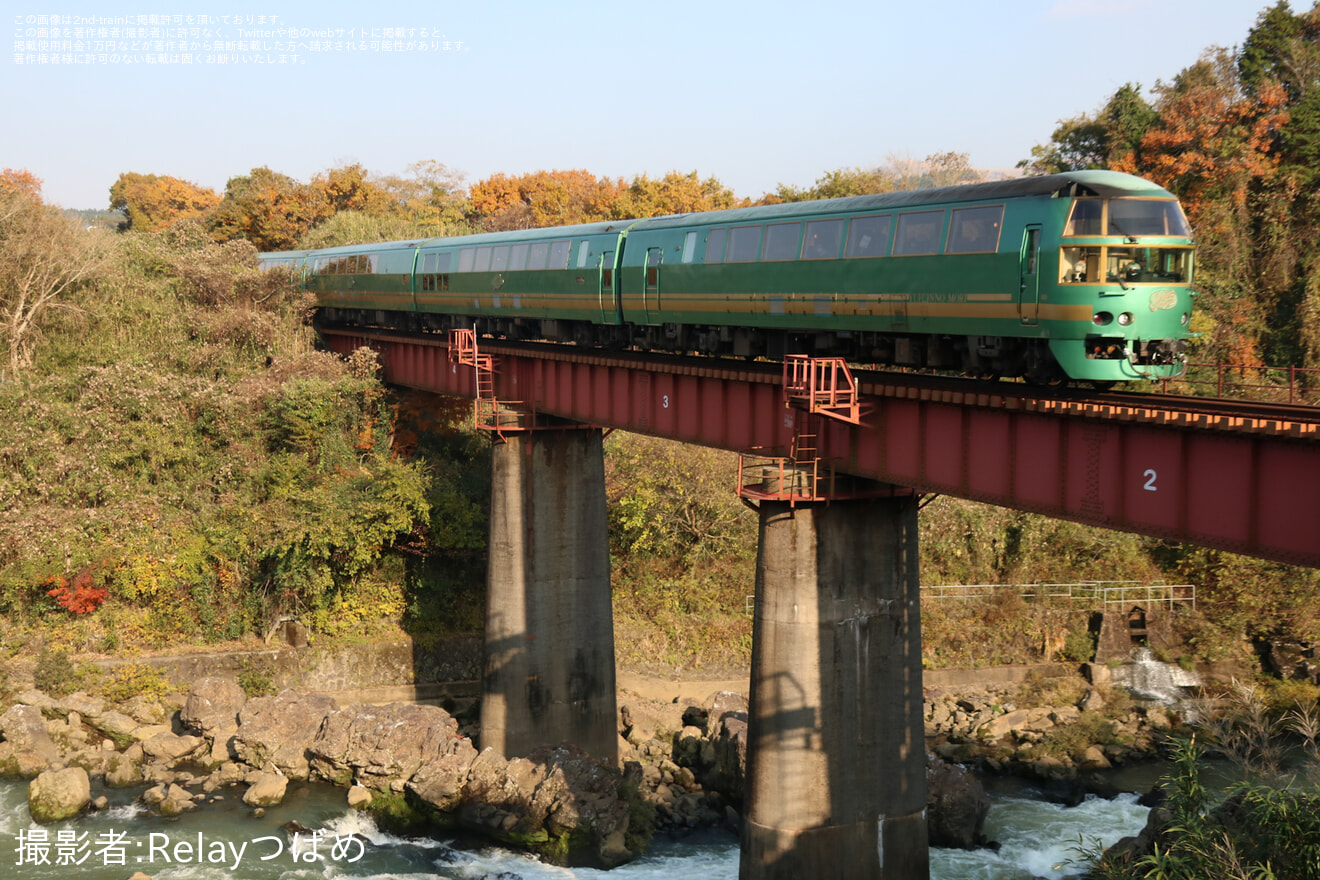 【JR九】キハ71(ゆふいんの森)使用による団体臨時列車が豊肥本線・鹿児島本線で運転されるの拡大写真