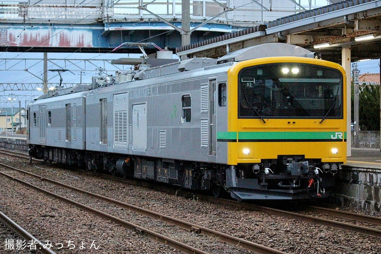 【JR東】E493系02編成が尾久車両センターへ返却のため回送の拡大写真