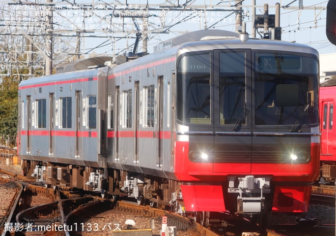 【名鉄】3150系3160F舞木検査場出場試運転 を不明で撮影した写真