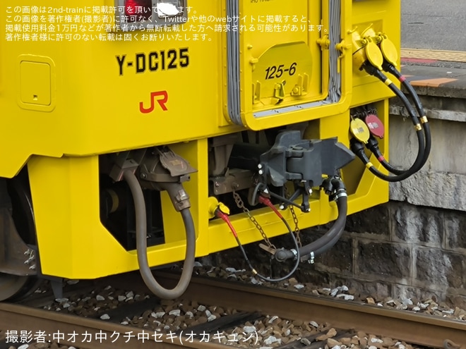 【JR九】キハ125-6小倉総合車両センター出場を不明で撮影した写真