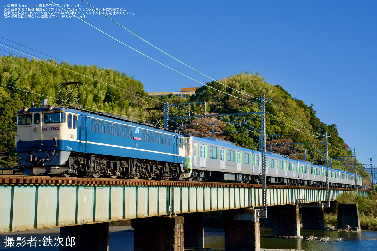 【東武】60000系61601F甲種輸送の拡大写真