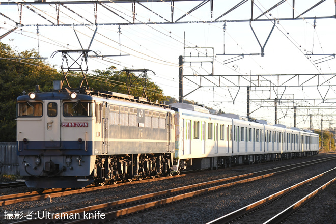 【東武】60000系61601F甲種輸送を大磯～二宮間で撮影した写真