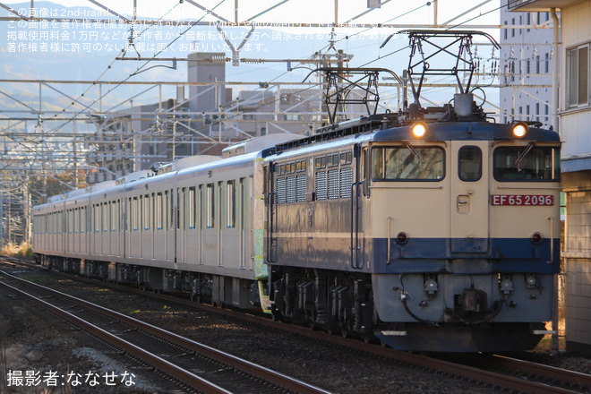 【東武】60000系61601F甲種輸送を三島駅で撮影した写真