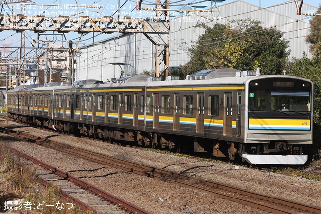 【JR東】205系T17編成＋T15編成大宮総合車両センター入場回送