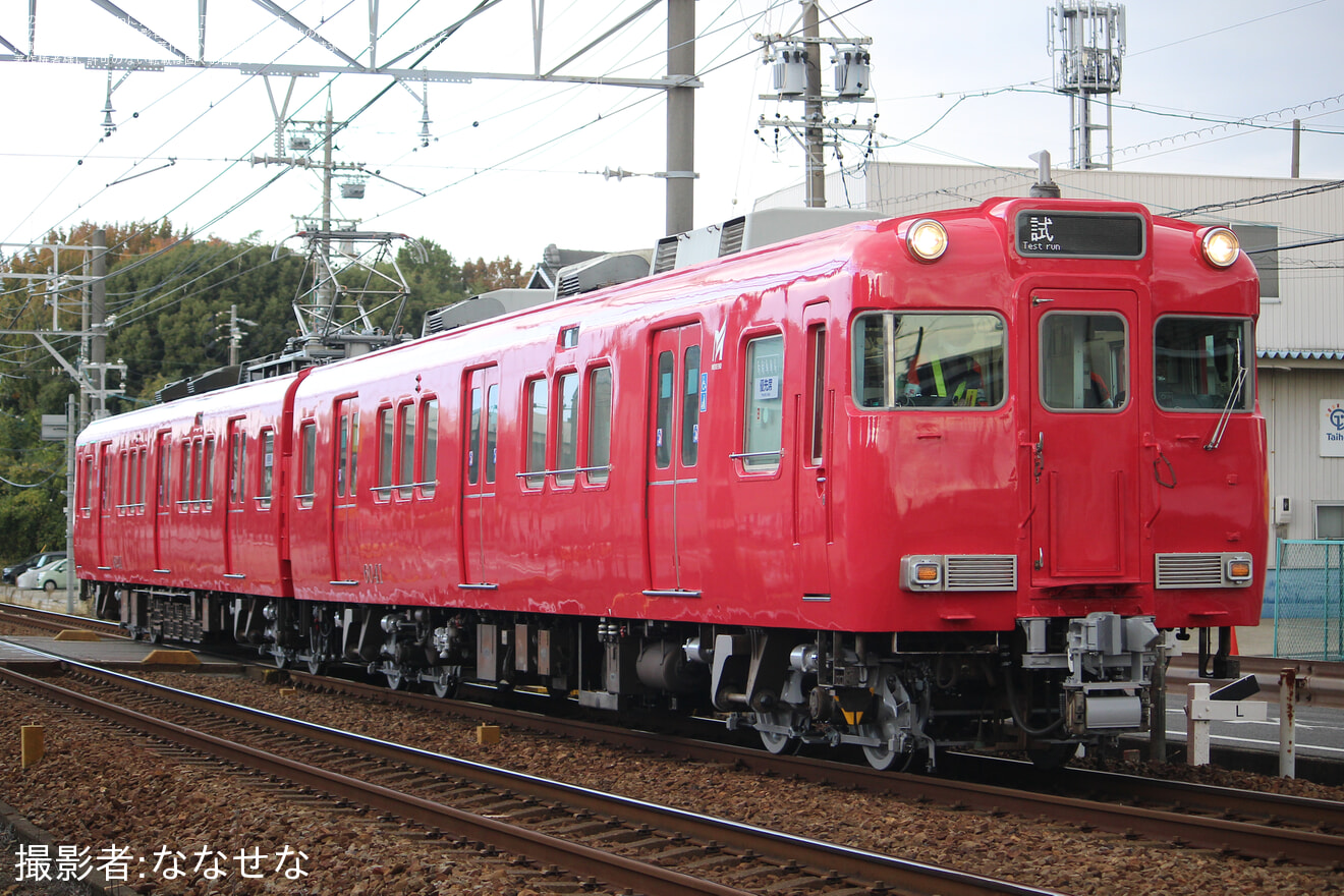 【名鉄】6000系6041F 舞木検査場出場試運転の拡大写真