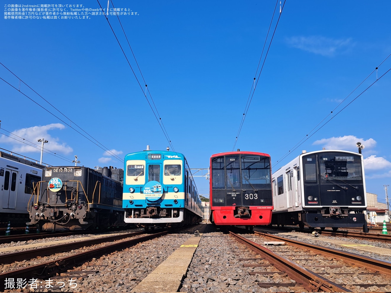 【JR九】筑肥線100周年ツアー参加者向け撮影会が開催の拡大写真