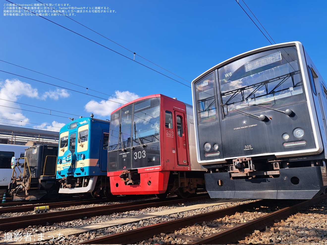 【JR九】筑肥線100周年ツアー参加者向け撮影会が開催の拡大写真