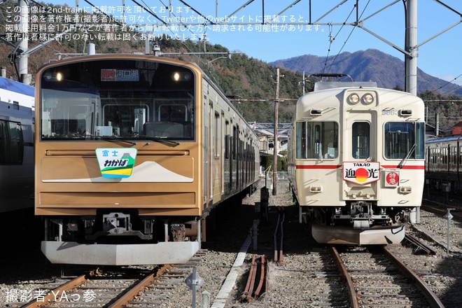 【富士山麓】「1000系・6000系・E353系河口湖駅車両撮影会」開催を河口湖駅で撮影した写真