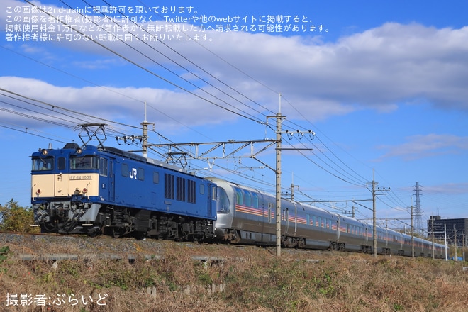 【JR東】カシオペア紀行甲府行き運転(20241207)を不明で撮影した写真