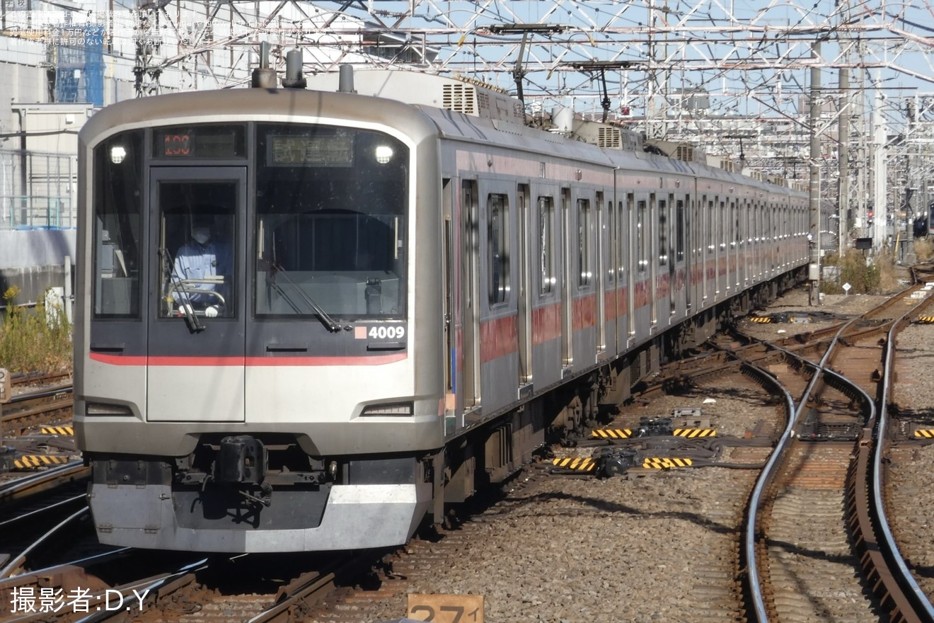 【東急】5050系4109F長津田車両工場出場試運転の拡大写真