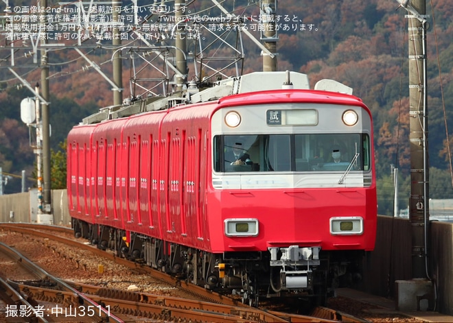 【名鉄】6500系6511F舞木検査場出場試運転 を不明で撮影した写真