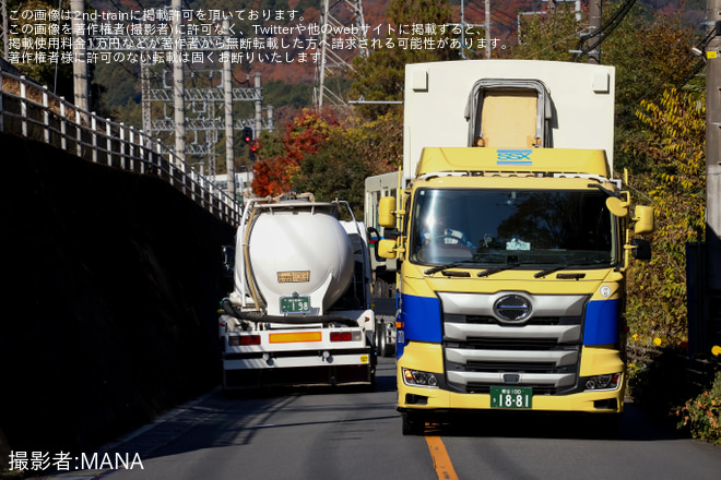 【西武】8500系V3編成 武蔵丘車両検修場入場陸送(2024)を不明で撮影した写真