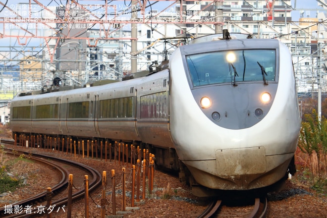 【JR西】681系W22編成宮原疎開回送を不明で撮影した写真