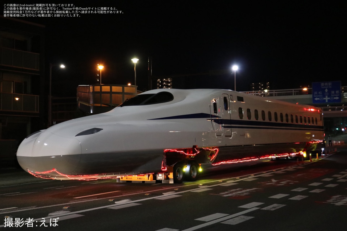 【JR海】N700S J49編成陸送の拡大写真