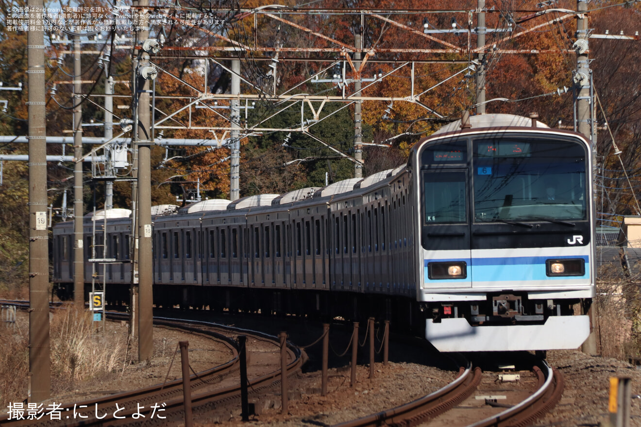 【JR東】E231系ミツK6編成 豊田車両センターへ臨時回送の拡大写真