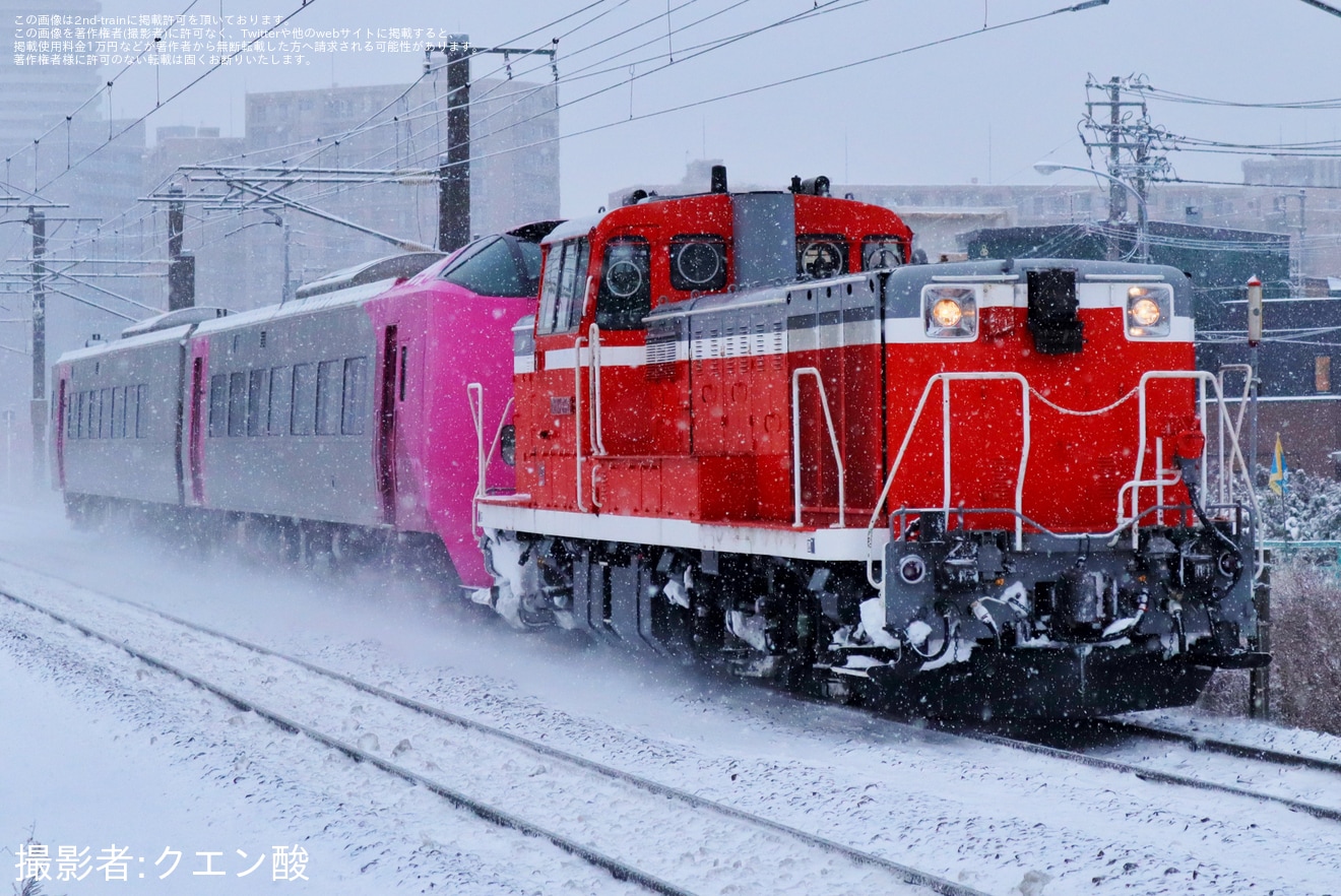 【JR北】キハ261系キハ261-5201+キハ260-5201車輪転削のため回送の拡大写真