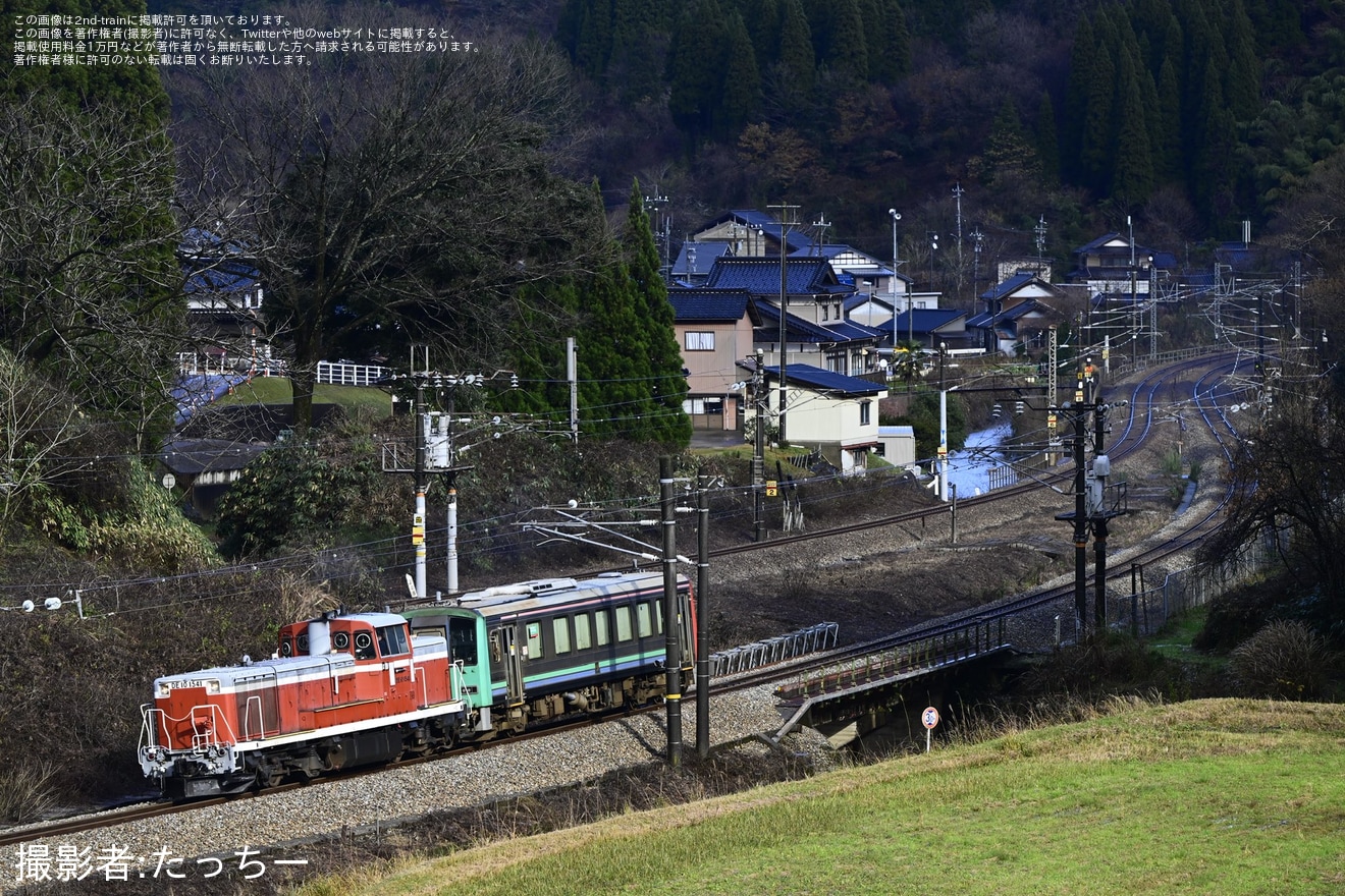 【JR西】キハ120-348後藤総合車両所本所入場配給の拡大写真