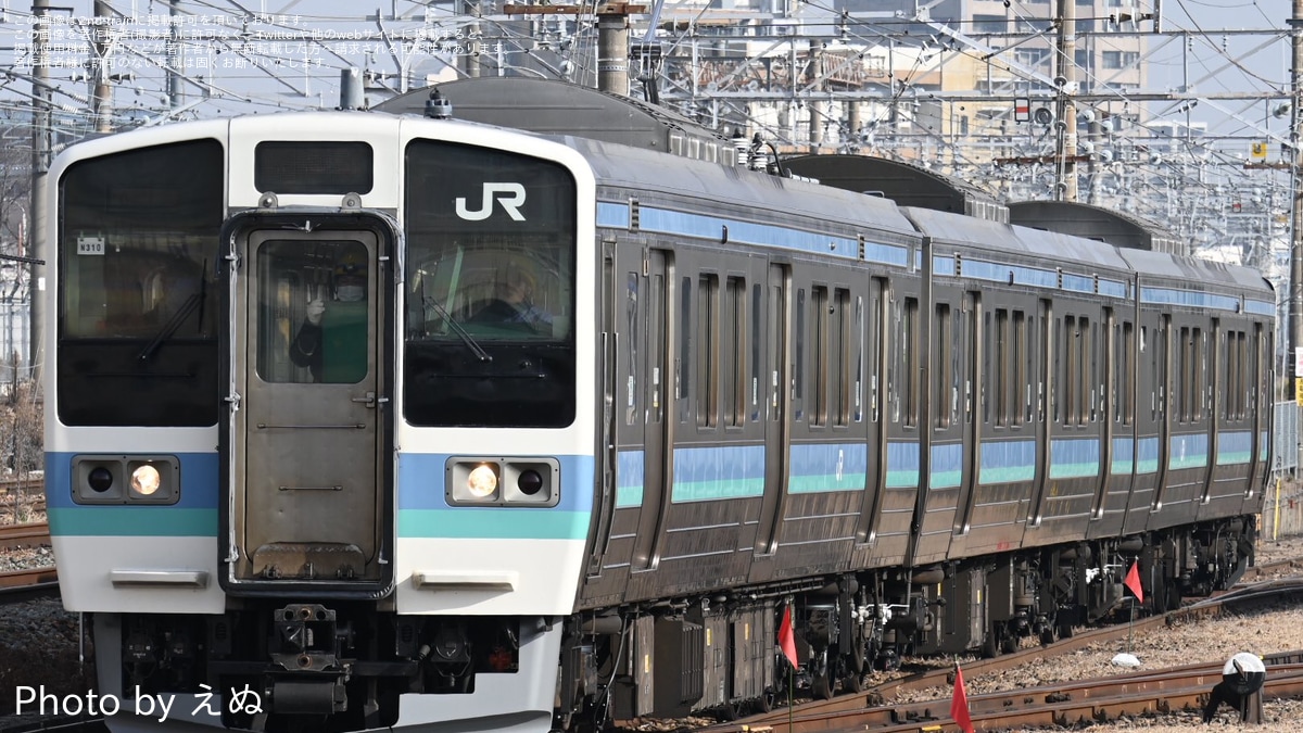 JR東】211系3000番台ナノN310編成長野総合車両センター構内試運転 |2nd