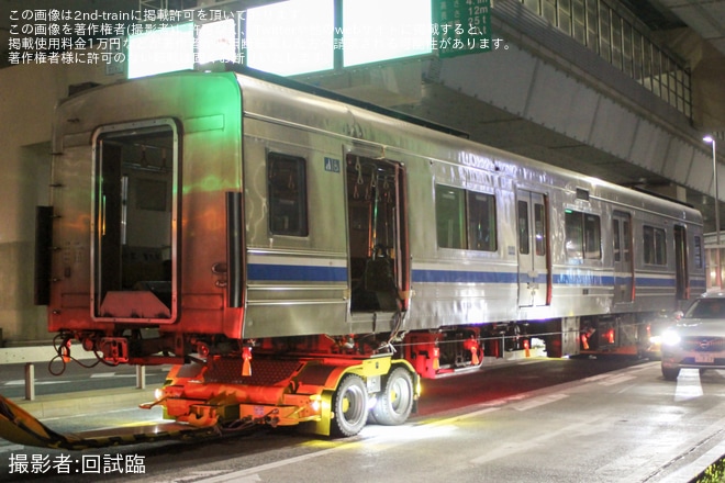 【福市交】1000N系16編成が廃車のため姪浜車両基地から陸送