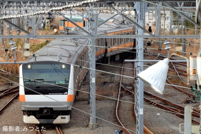 【JR東】E233系T29編成が国府津車両センターへ回送されグリーン車連結