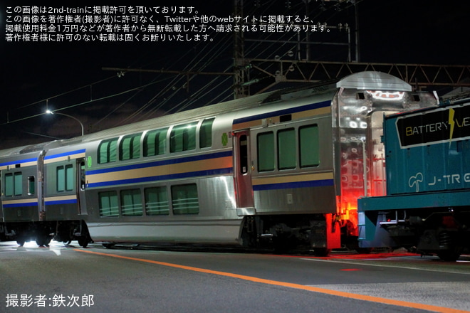 【JR東】E235系1000番台グリーン車(F-48・F-49編成向け)  J-TREC横浜事業所出場