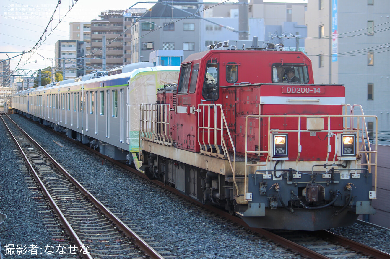 【東武】新型車両80000系81501F+81502F 甲種輸送の拡大写真