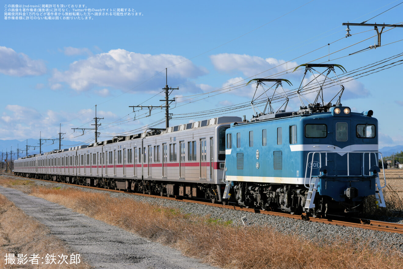 【東武】10030型11642F+11438F 南栗橋入場回送の拡大写真