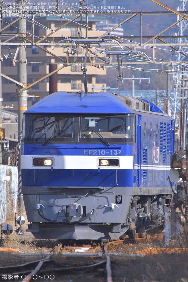 【JR貨】EF210-137広島車両所構内試運転