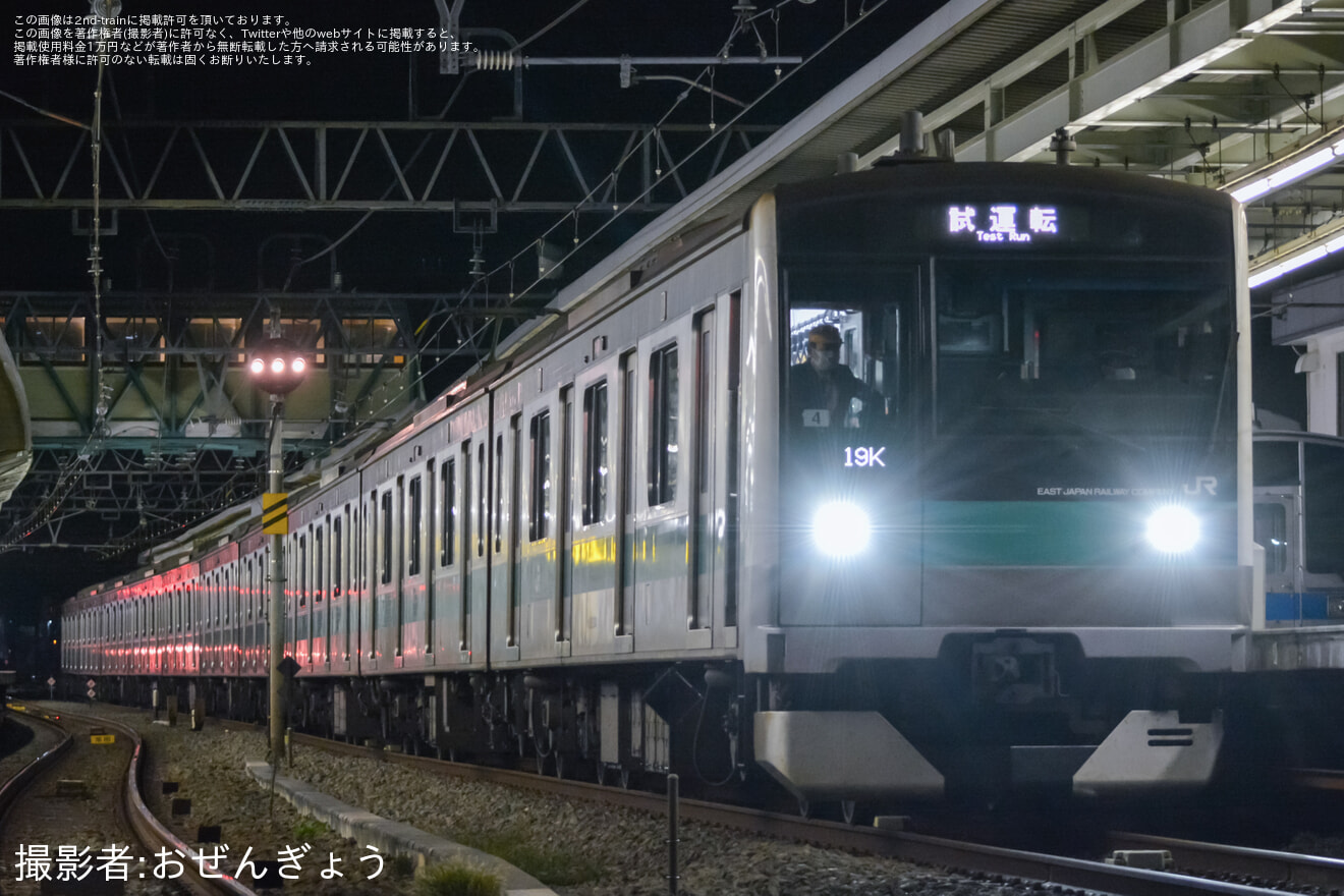 【小田急】小田急小田原線で終電後 4車種の試運転を実施の拡大写真