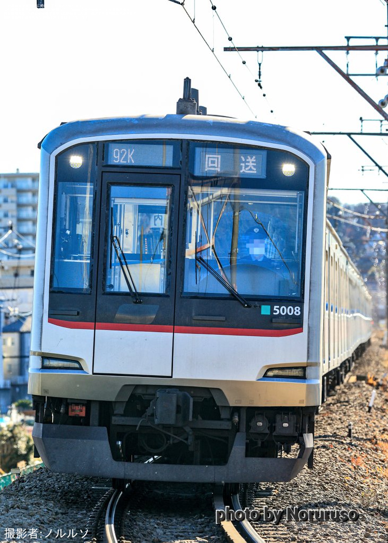 【東急】5000系5108F長津田車両工場入場回送の拡大写真