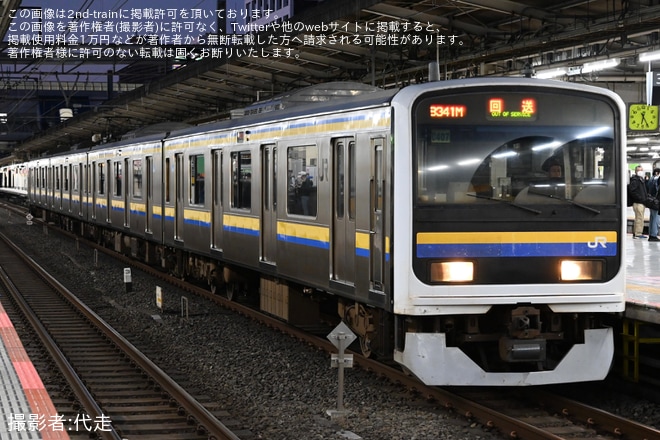 【JR東】209系C407編成大宮総合車両センター入場回送