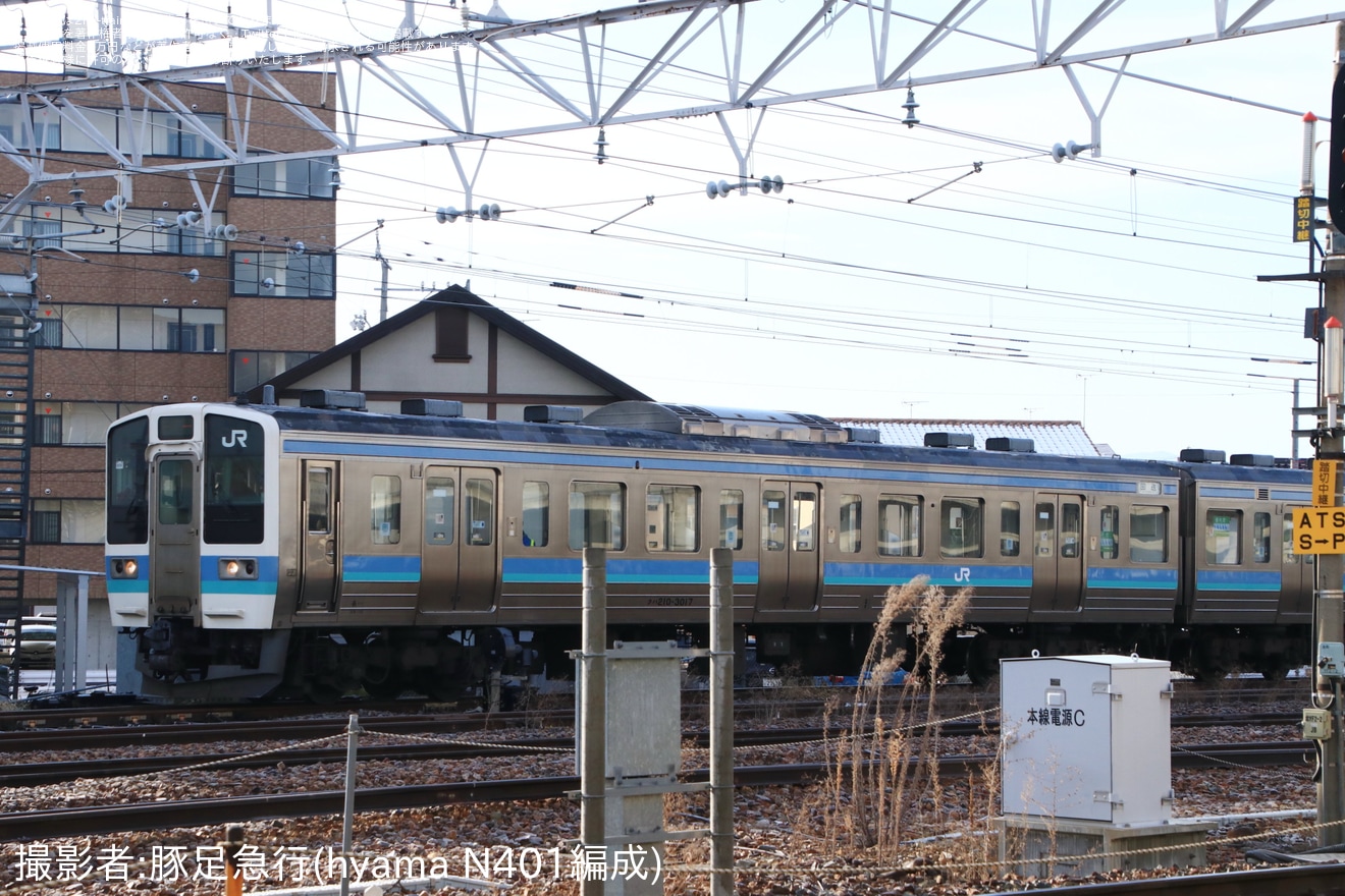 【JR東】211系3000番台N309編成長野総合車両センター入場の拡大写真